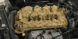 Dono de Mini coloca água com detergente dentro do motor Dono de Mini coloca água com detergente dentro do motor