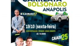 Presidente do PSL Anápolis convida pra grande carreata nesta sexta 19 de Outubro Presidente do PSL Anápolis convida pra grande carreata nesta sexta 19 de Outubro